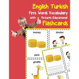 Cartes Flash Éducatives Anglais-Turc pour Enfants