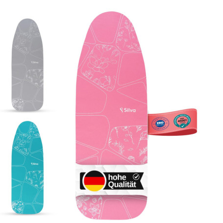 Housse de Planche à Repasser Turquoise 127x46 cm en Coton