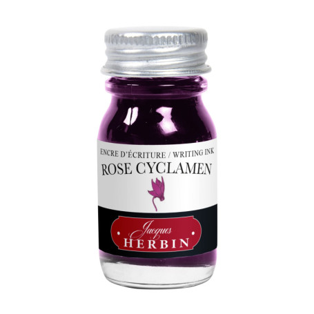 Flacon d'encre Rose Cyclamen 10 ml - Jacques Herbin