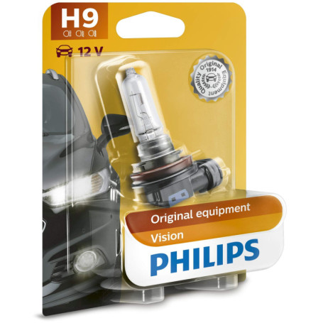 Ampoule de Phare Avant Philips Vision H9 - Blister de 1