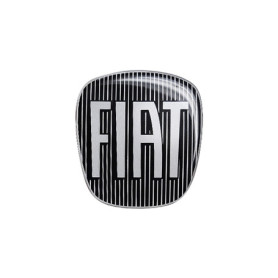 Autocollant 3D Logo Noir pour Fiat Doblò - Remplacement de Haute Qualité