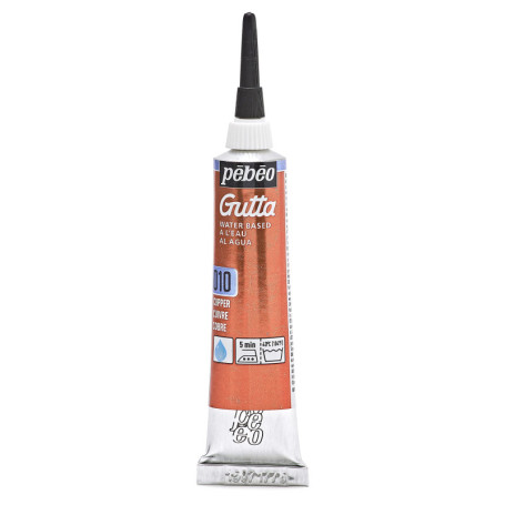 Pébéo Gutta Setasilk Cuivre 20ml - Peinture sur Soie pour Sertis