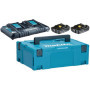 Pack Makita Énergie 18V Li-Ion avec 2 Batteries 5Ah et Chargeur Double