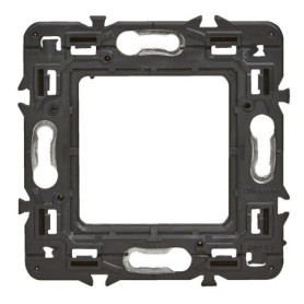 Support Batibox Legrand pour Fixation à Vis - 2 Modules Noir