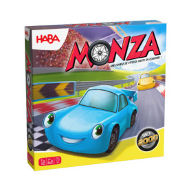 HABA Monza - Jeu de Course Automobile pour Enfants à Partir de 5 Ans