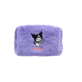 Trousse de Toilette Hello Kitty en Fausse Fourrure Violet