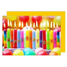 Carte d'anniversaire élégante avec enveloppe - Edition Seidel