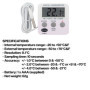 Thermomètre Numérique Brannan pour Réfrigérateur et Congélateur avec Alarme