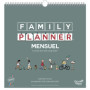 Calendrier Familial Quo Vadis 2025-2026 - Organisateur Spiralé 30x30 cm