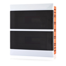 Armoire de Commande Électrique LION - Boîte à Fusibles 24 Modules Blanc