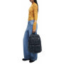 Sac à dos Desigual Chester en denim noir avec broderies