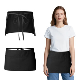 Ensemble de 2 Tabliers Noirs avec Poches - Makoto Nobu