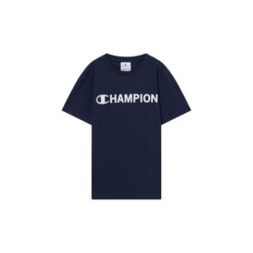 T-Shirt à Manches Longues Champion Legacy pour Garçon - Motif Graphique Bleu