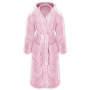 Peignoir de Bain à Capuche en Polaire Douce Gräfenstayn - Rose - Tailles S à XXXL