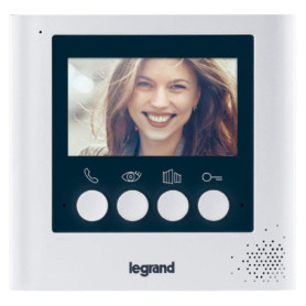 Écran supplémentaire Legrand pour visiophone - 4,3 pouces - Blanc