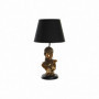 Lampe de bureau DKD Home Decor Noir Doré Polyester Résine Africaine (31 x 31 x 5 160,99 €