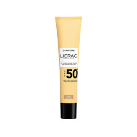 Lierac Sunissime Fluide Solaire Teinté Visage SPF50+ 40ml - Protection Anti-Âge et Éclat Naturel