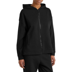 Sweat à Capuche Noir Femme United Colors of Benetton