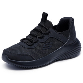 Baskets Skechers Bounder Brisk-Burst pour Garçon - Confort et Style Noir