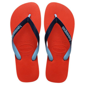 Pantoufles Havaianas Brasil Logo Enfant - Orange Sanguine
