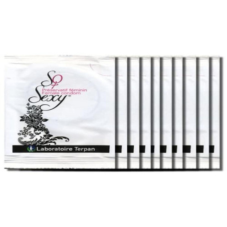 Préservatifs Féminins So Sexy - Boîte de 10 Sans Latex