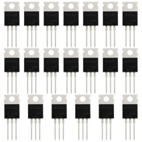 Lot de 20 Transistors TO220AB IRF9530N pour Circuits Analogiques et Numériques