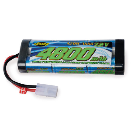 Batterie de Course NiMH 7.2V 4800mAh avec Prise Tamiya pour Voitures RC