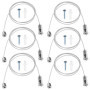 Kit de Suspension d'Éclairage ECSiNG - Câble Métallique Réglable pour Lustres