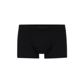 Boxer Court BOSS Hugo pour Homme - Confort et Légèreté en Microfibre Noir