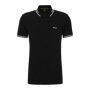 Polo Slim Fit en Coton Stretch BOSS pour Hommes - Noir