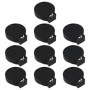 eMagTech Lot de 10 Supports de Piles Bouton CR2450 pour PCB - Noir