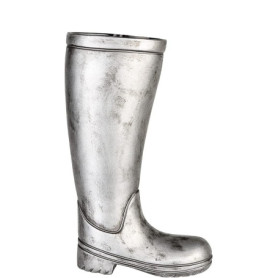 Porte-Parapluie Design en Céramique Argenté - 45 cm