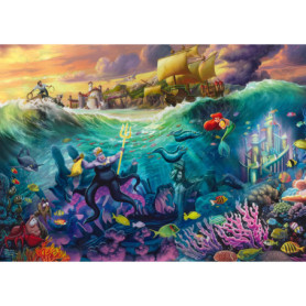 Puzzle 1000 pièces La Petite Sirène - Ursula par Thomas Kinkade