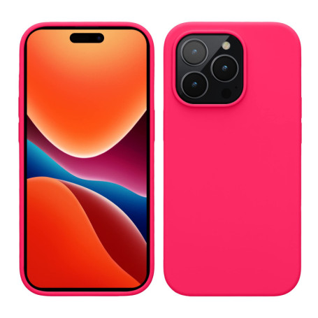 Coque Antidérapante Rose Fluo pour iPhone 14 Pro - kwmobile