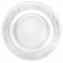 Lot de 3 assiettes de service en verre transparent Ø 33 cm - Villa d'Este Home Tivoli