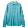 Chemise Slim Fit Bleu en Coton - United Colors of Benetton