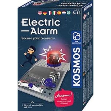Kosmos Kit Alarme Électrique pour Enfants - Sécurisez vos Cachettes Secrètes