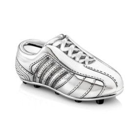 Tirelire Chaussure de Football Argentée Laquée - Zilverstad