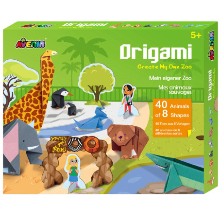 Kit de Bricolage Origami Zoo Avenir pour Enfants à Partir de 5 Ans