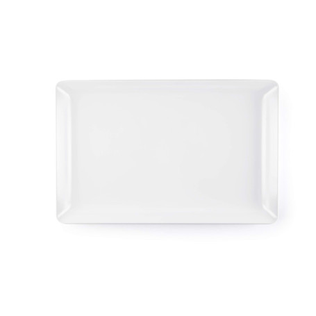 Plateau de Service Rectangulaire Happy Hour en Mélamine - 45 x 31 cm - Blanc