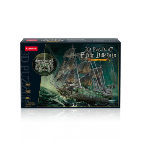 CubicFun Puzzle 3D Flying Dutchman LED - Bateau Pirate Lumineux