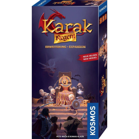 Karak - Regent : Extension du Jeu de Société Fantastique pour Enfants