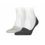 Chaussettes Invisibles Calvin Klein en Coton - Lot de 2, Gris Foncé