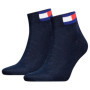 Lot de 2 Paires de Chaussettes Unisexes Tommy Hilfiger - Bleu Marine