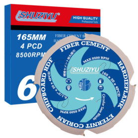 Lame de Scie Circulaire Diamant 165mm pour Fibrociment - LSHUZIYU