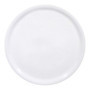 Lot de 6 assiettes à pizza en porcelaine blanche - 280 mm, compatibles lave-vaisselle et micro-ondes