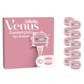 Gillette Venus ComfortGlide Breeze - 10 Recharges de Lames Parfumées pour Femme