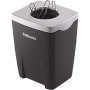 Distributeur de trombones Fellowes élégant en noir et argent