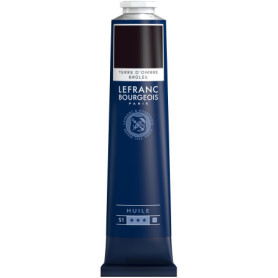 Peinture à l'huile Lefranc Bourgeois 150ml - Terre D'Ombre Brûlée
