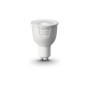 Ampoule LED Connectée Philips Hue GU10 - Verre Blanc 6,5 W